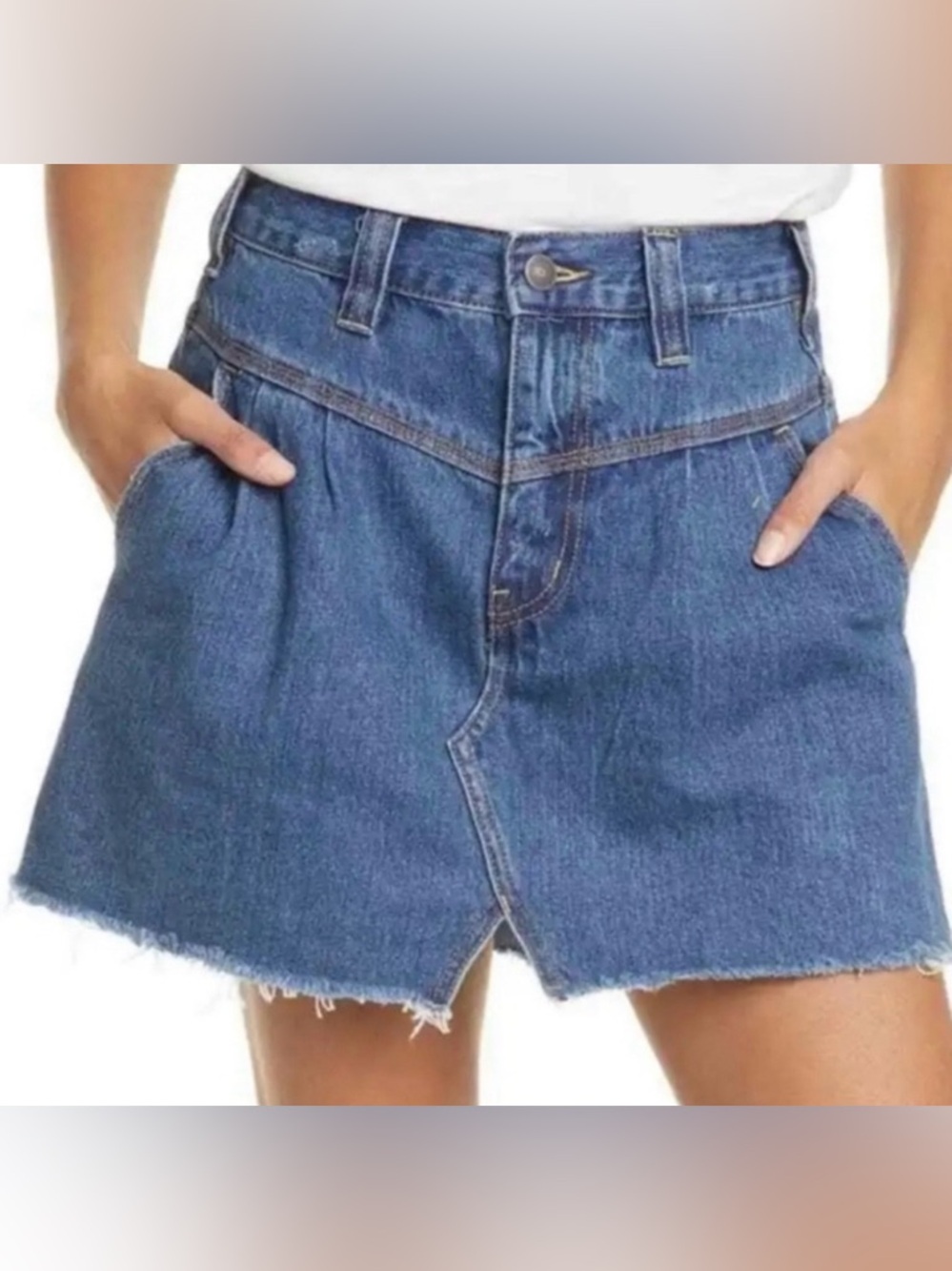 WE THE FREE Sidecar Mini Skirt
